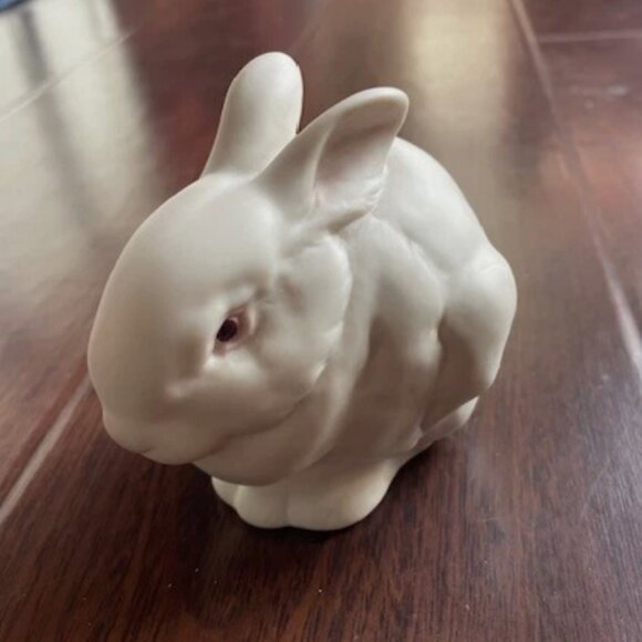 Cybis Mr. Snowball White Rabbit Bisque Figurine - Picture 2 of 6
